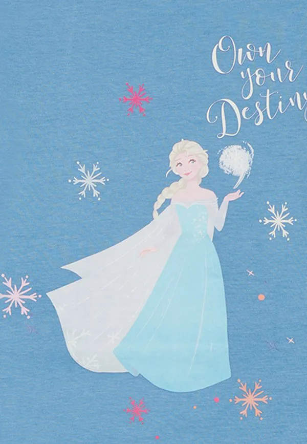 Футболка с длинными рукавами и принтом Disney Frozen, Blau — фото 3