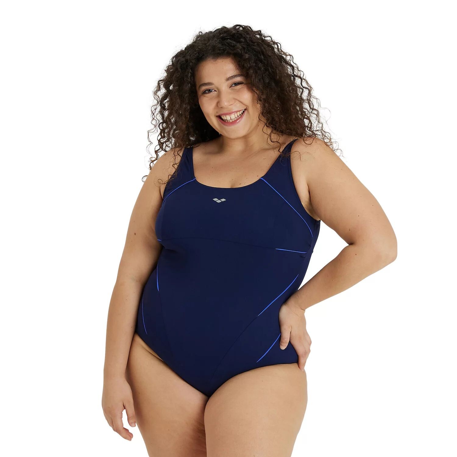 

Плюс размер Arena Bodylift Jewel Wing Back B-Cup Корректирующий купальник больших размеров Arena