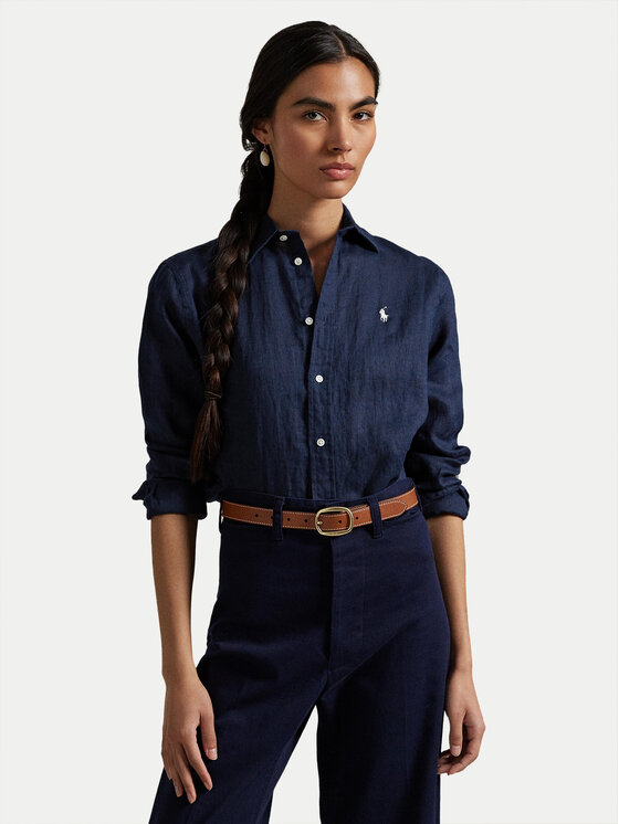 

Рубашка классического кроя 211970730002 Polo Ralph Lauren, синий