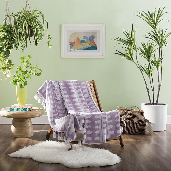 

Плед Himaya Throw Justina Blakeney, фиолетовый