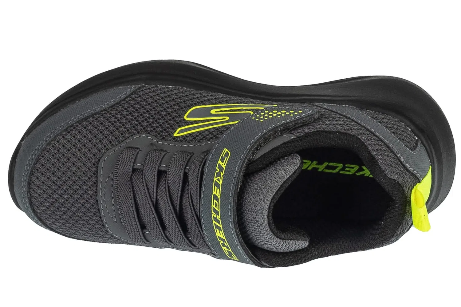 Кроссовки на шнуровке, серые, Skechers — фото 3