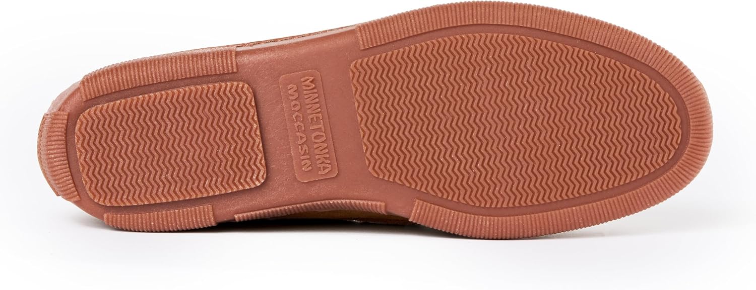 Мокасины Minnetonka для мужчин повседневные замшевые, коричневый — фото 3