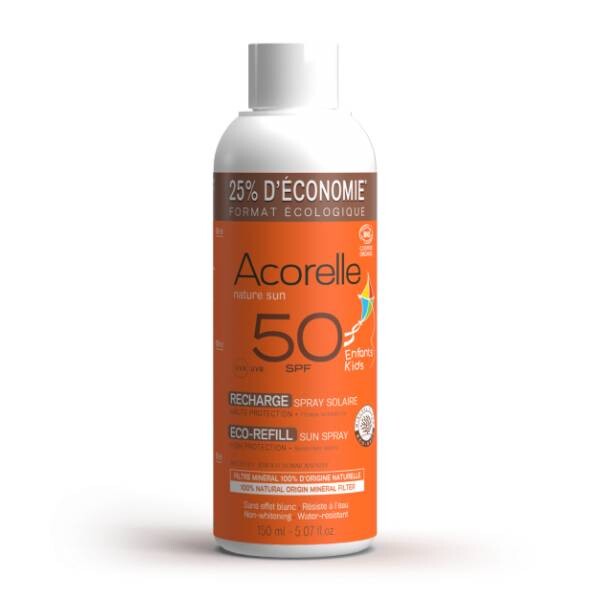 

Солнцезащитный спрей для детей Spf50 150 мл Acorelle