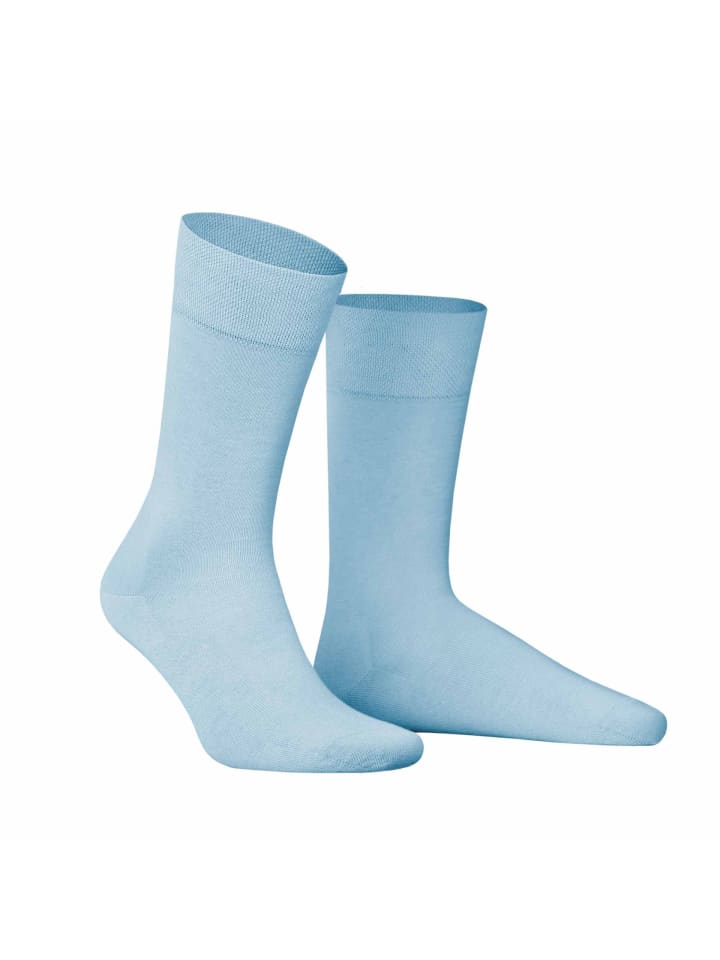 

Носки Relax Cotton с манжетой, не сдавливающей мышцы, светло-голубого цвета Hudson