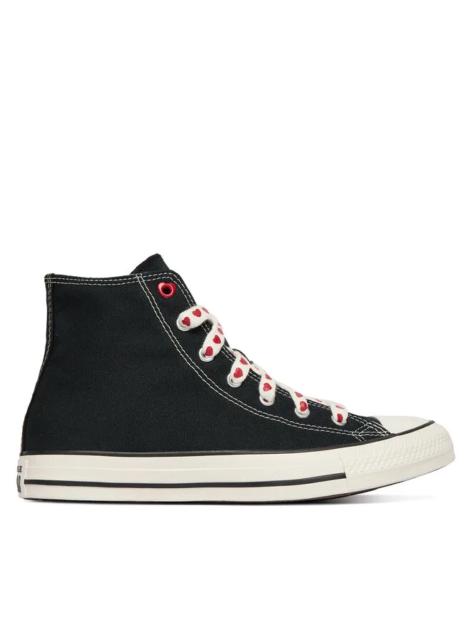 Converse Кроссовки Chuck Taylor All Star Hearts A19064C из черной ткани