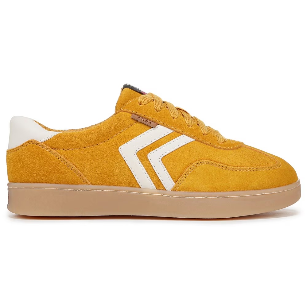 Кроссовки Dr. Scholl's x Milk Bar Rebel Sport из коллекции Dr. Scholl'S Orig, цвет cornflake crunch yellow suede — фото 2