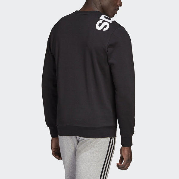 Толстовка adidas Leisure Sport Round Collar Knit Men's Black, черный — фото 4