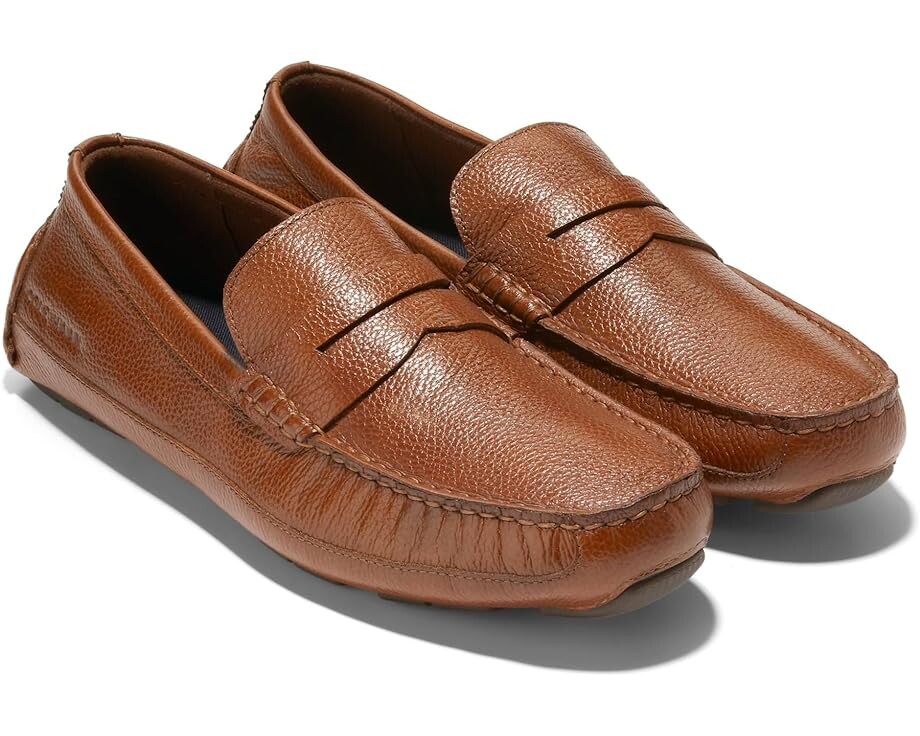 

Лоферы Cole Haan Wyatt Penny Driver, цвет British Tan/Nicotine