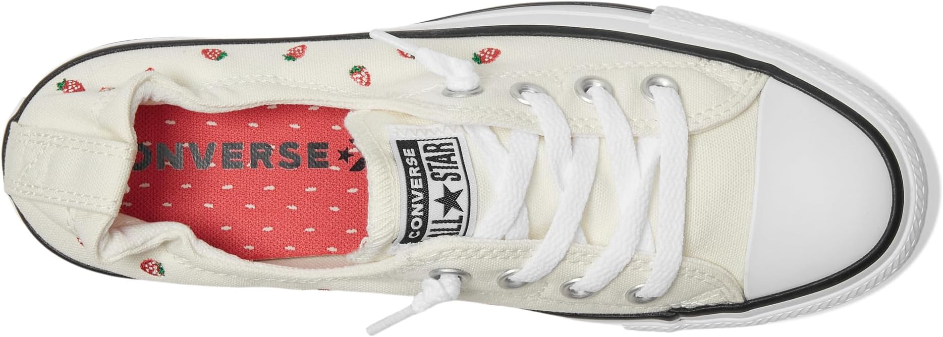 Кроссовки Converse Chuck Taylor All Star Shoreline Slip-On Sneaker, цвет Egret/Soft Red/Green — фото 2
