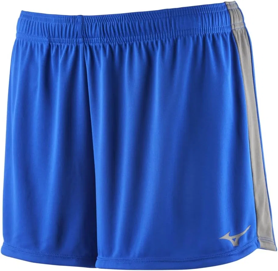 Шорты Mizuno Girls' Girls Icon 3 дюйма, Royal-Charcoal