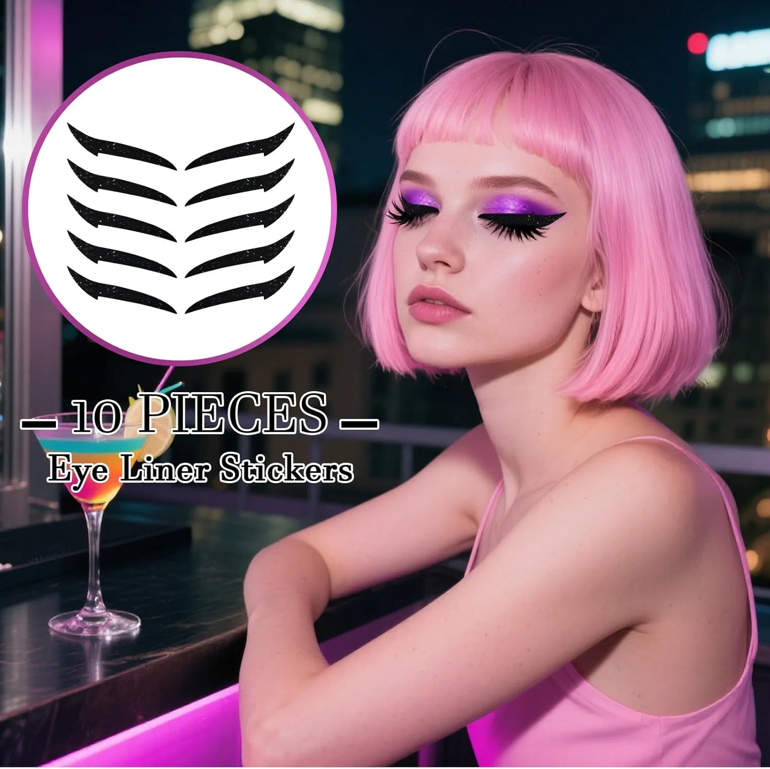 Тени для век Simply Stick Eye Shadow Patch, черные — фото 2