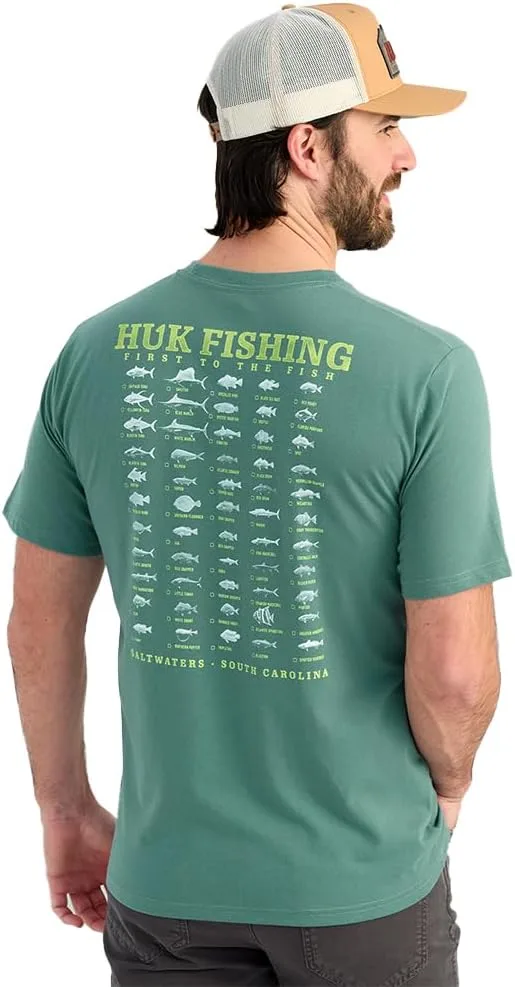 

HUK мужская футболка с коротким рукавом Performance Tee