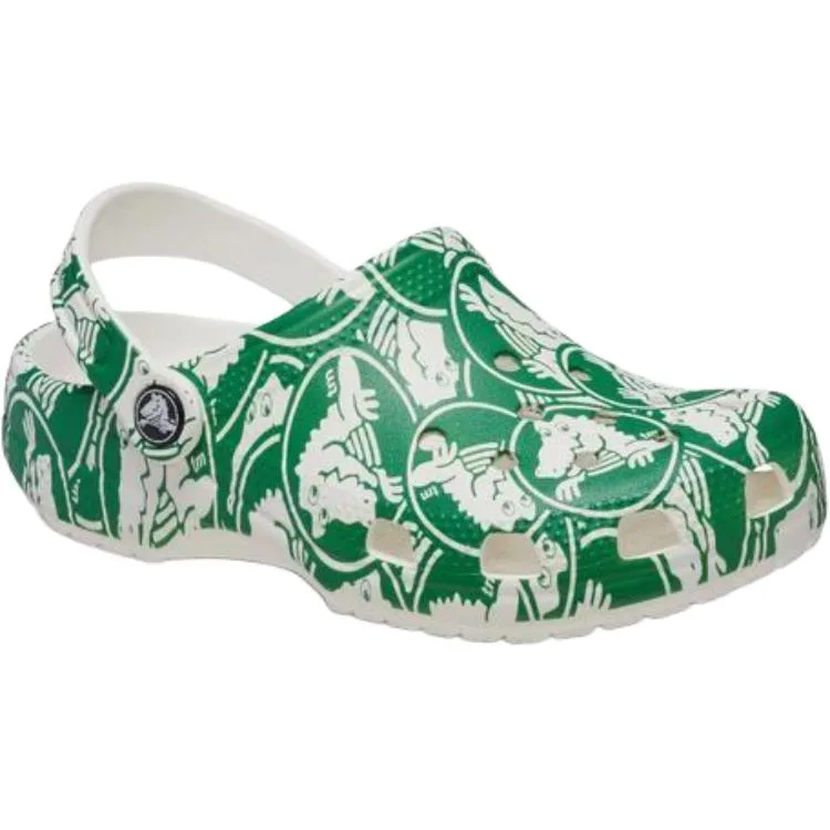 Crocs Детские сабо для детей 3-7 лет зеленые — фото 4
