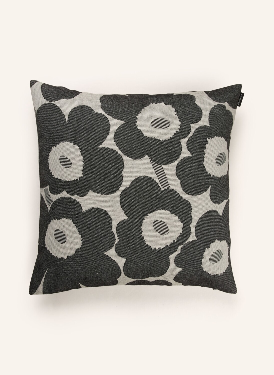 

Декоративный чехол на подушку pieni unikko 45 x 45 см Marimekko, черный