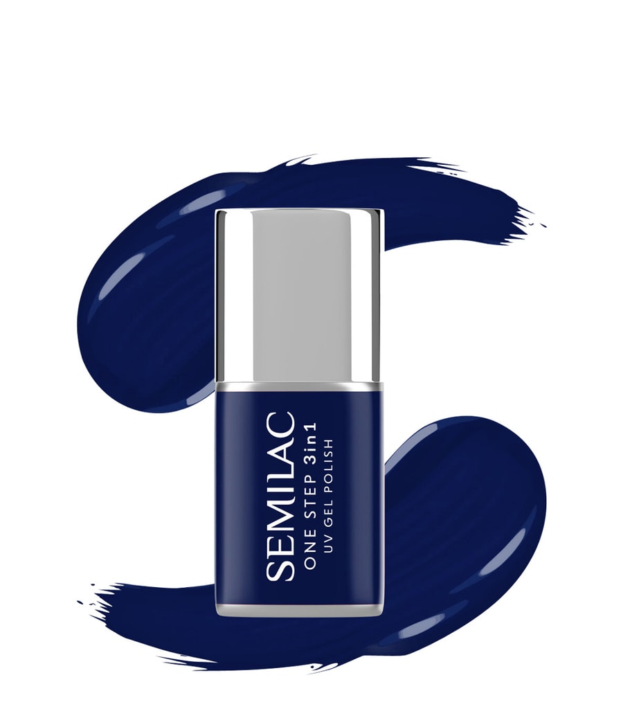 

Гель-лак для ногтей Semilac One Step 3in1 UV Gel Polish, S890 Midnight Blue, 7 ml