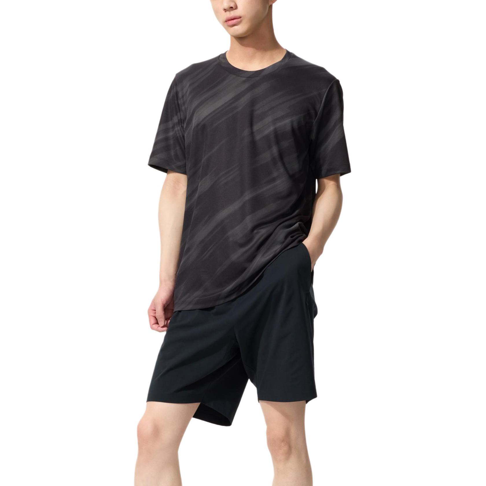 UNIQLO Футболка унисекс черная — фото 2