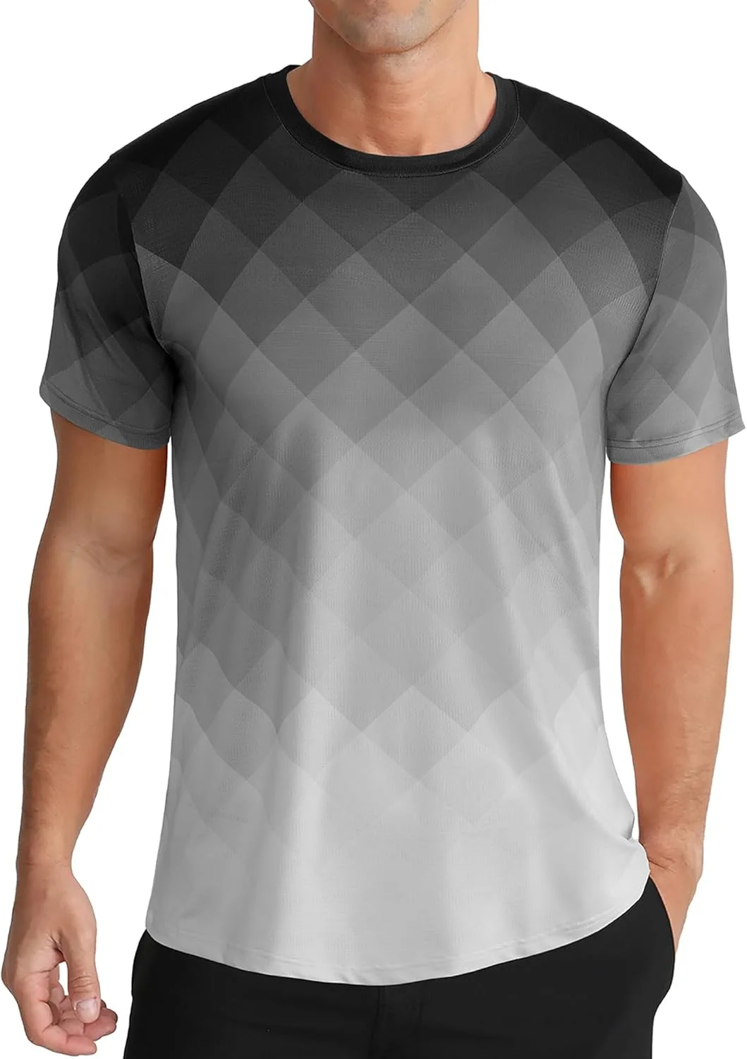 

Мужская футболка для спорта Performance Gym Shirt Quick Dry Moisture Wicking APTRO