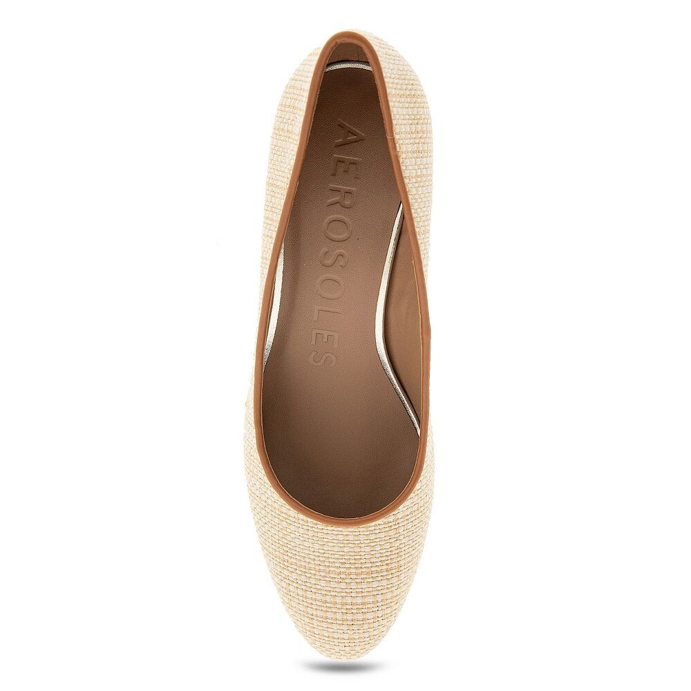 Женские туфли на танкетке Aerosoles Iris, цвет Natural Raffia — фото 3