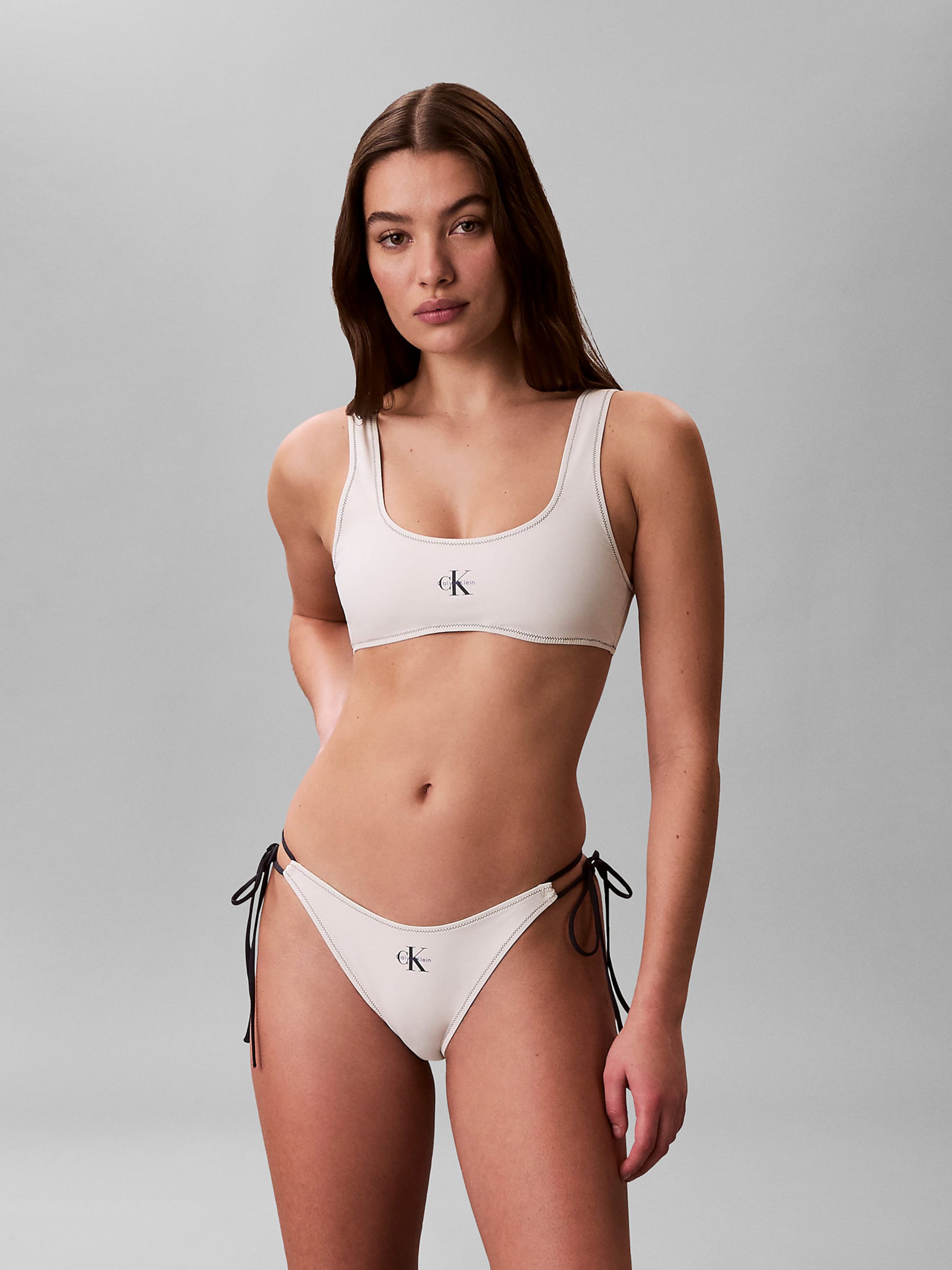 Calvin Klein Swimwear Бикини-трусики в белом цвете — фото 2