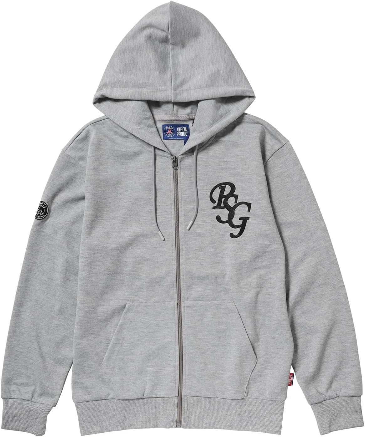 

Худи PSGEMB LOGO TECH FLEECE FZ, унисекс, для взрослых Paris Saint-Germain, серый