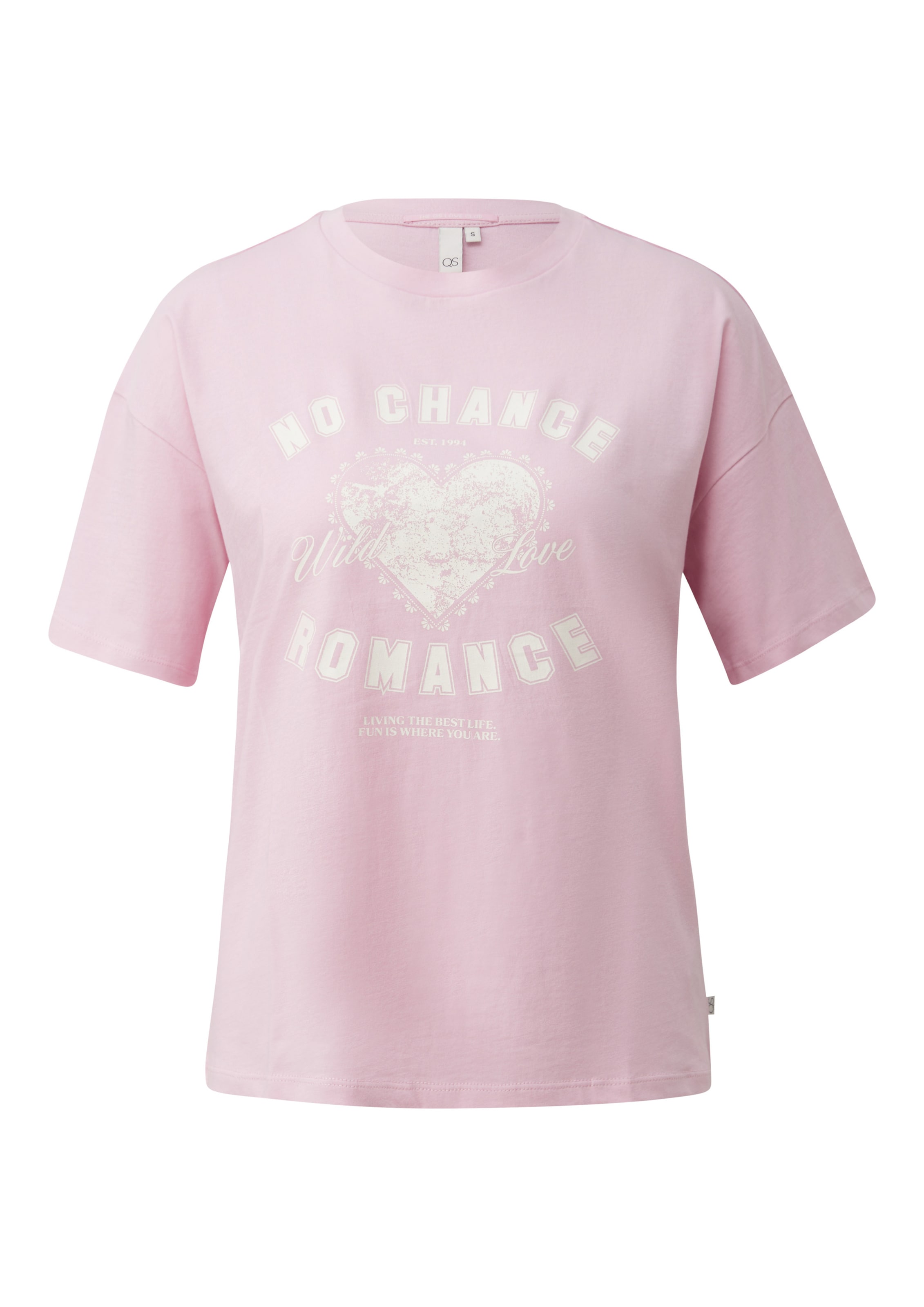 

QS Футболка в розовом цвете, Розовый, QS Футболка в розовом цвете