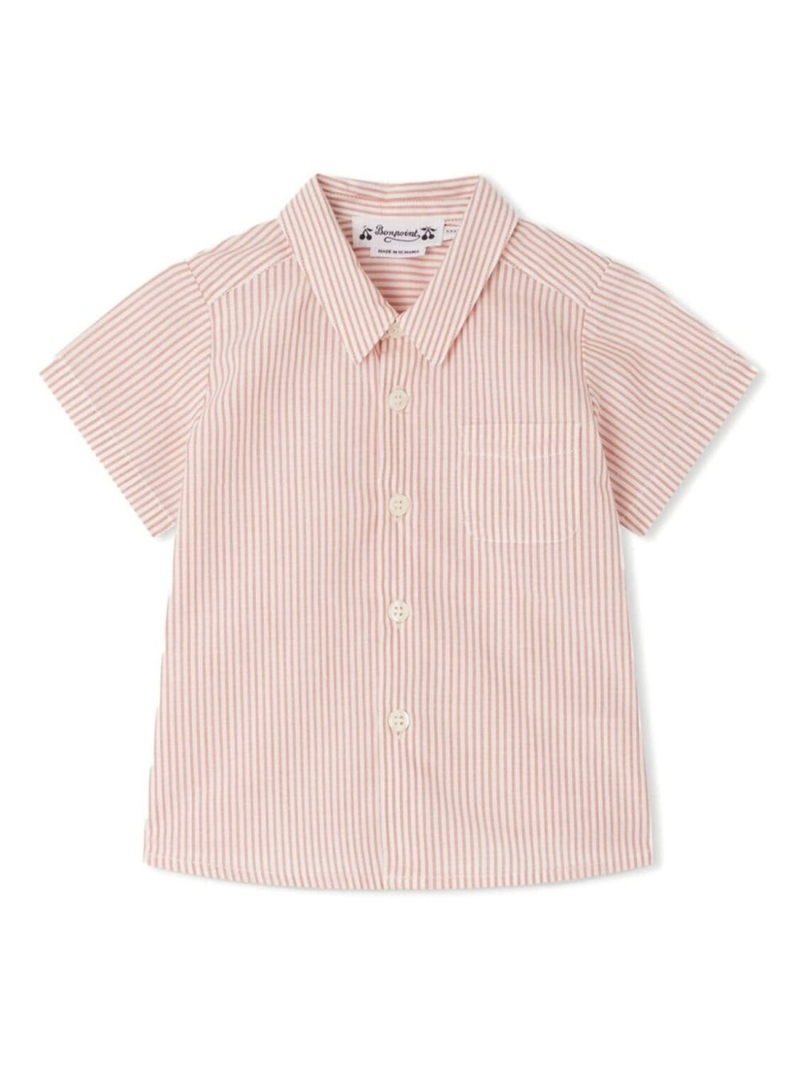 

Bonpoint рубашка Fredy в полоску, оранжевый