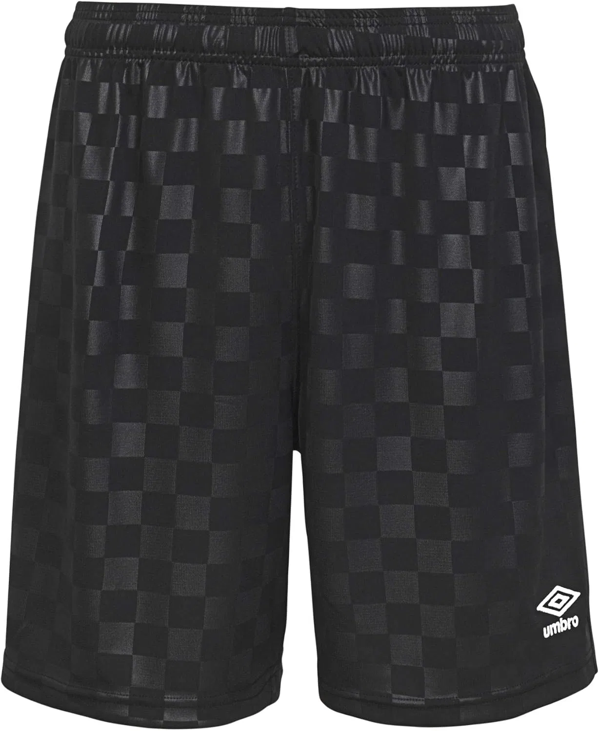 Детские клетчатые шорты Umbro, черный