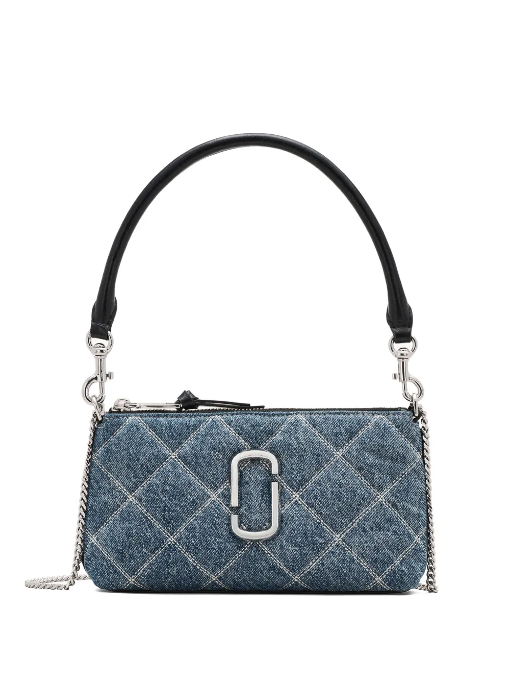 

Стеганая сумка через плечо The Quilted Denim Utility MARC JACOBS, синий