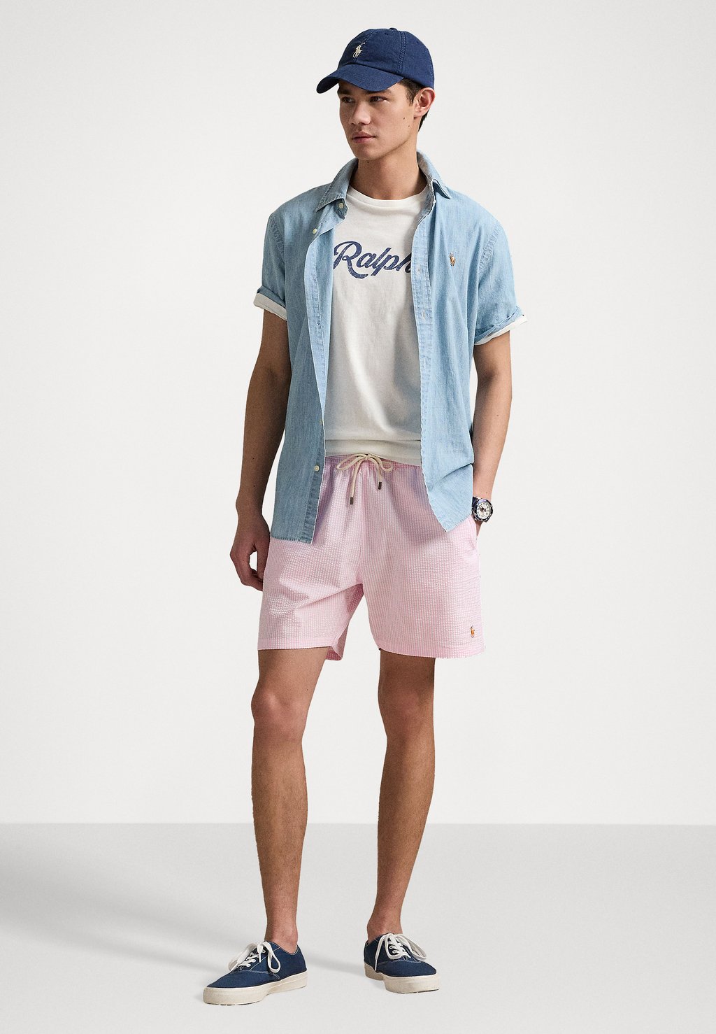 Пляжные шорты TRAVELER CLASSIC SWIM TRUNK Polo Ralph Lauren, фуксия — фото 2