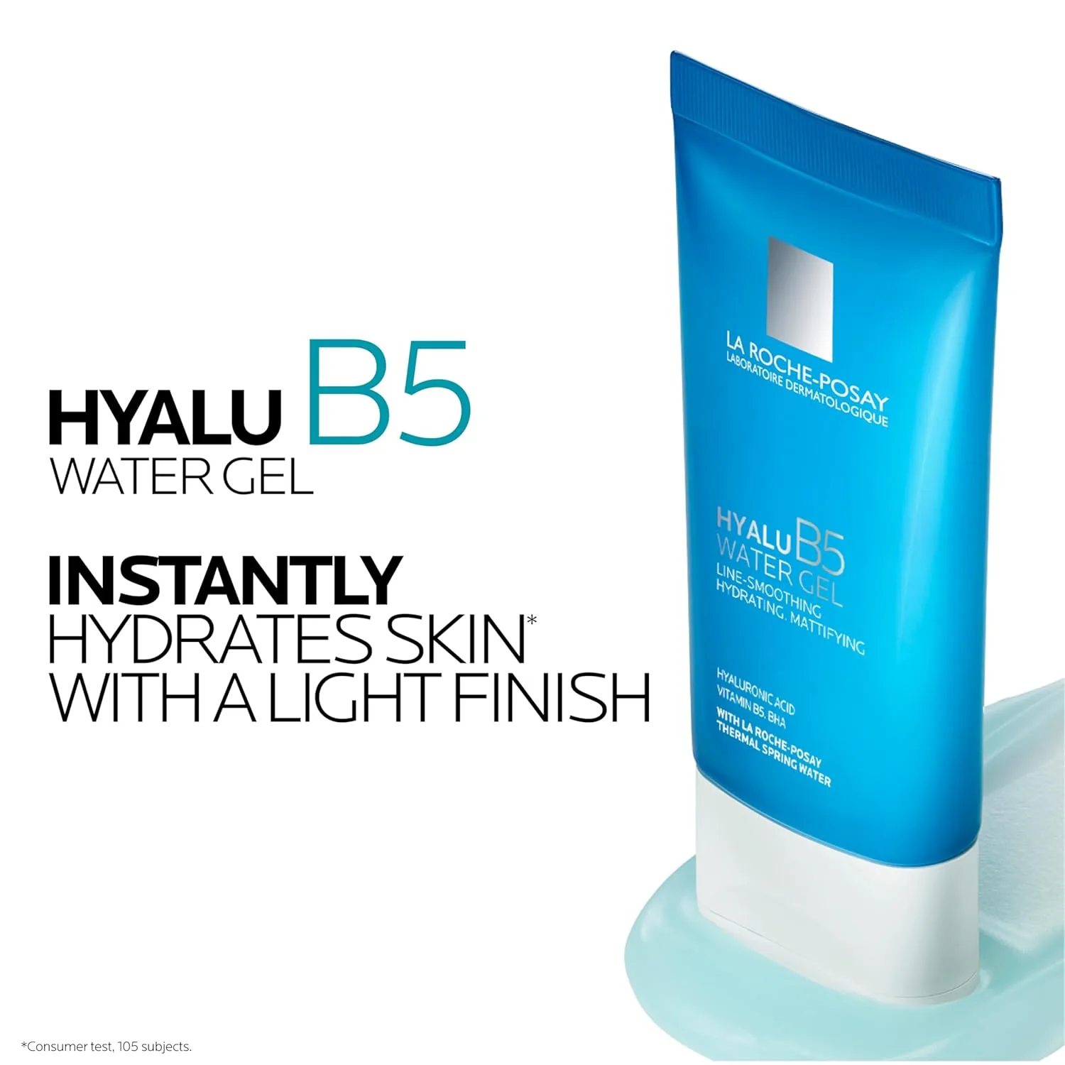 Крем для лица La Roche-Posay — Hyalu B5 увлажняющий гель- с гиалуроновой кислотой, легкий, некомедогенный, 40 мл — фото 4