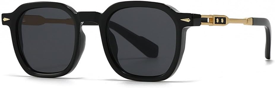 

Мужские солнцезащитные очки в стиле ретро с градиентным зеленым оттенком, защитой от УФ-излучения UV400 и заклепками. Женские солнцезащитные очки KTUCN, C1 Black Golden