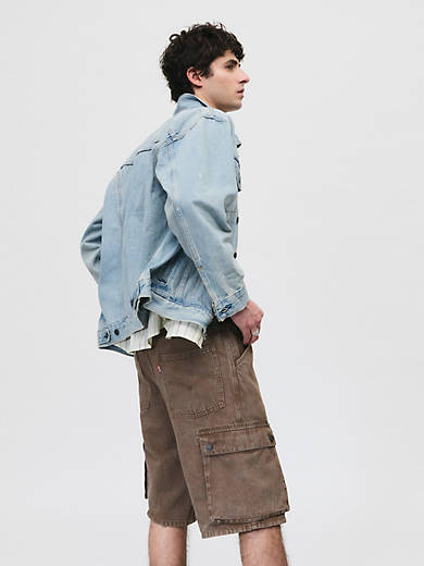 

478 Мешковатые шорты Cargo 12 дюймов мужские Levi's, цвет Rain Drum Drop - Brown