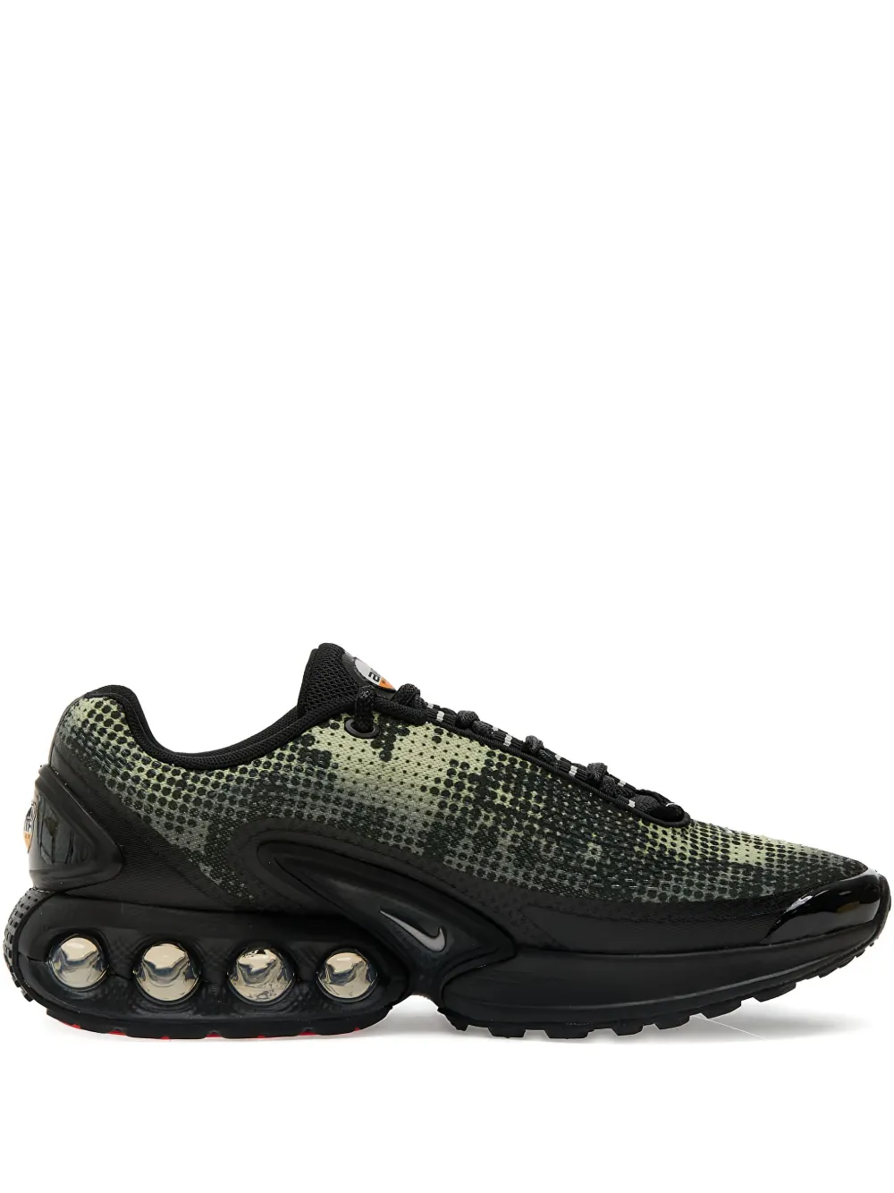 

Кроссовки Air Max Dn Black/Olive Aura/Medium Olive/Metallic Silver Nike, черный