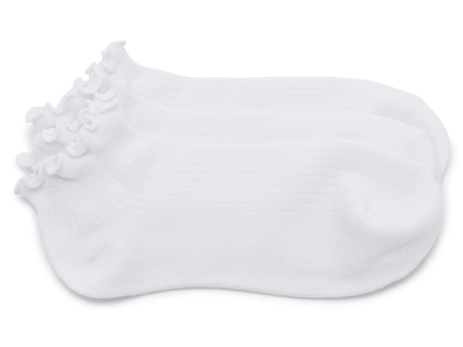 

Носки Ribbed Lettuce Trim Women's Ankle Socks - 3 Pack Crown Vintage, белый