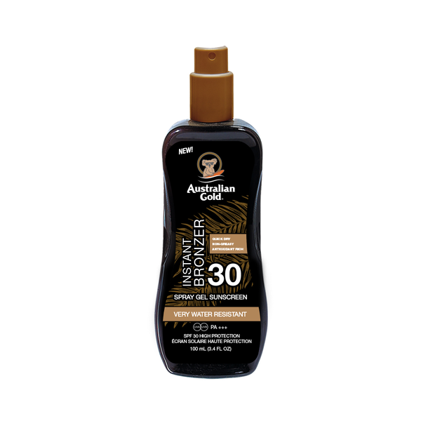 

Солнцезащитный спрей с бронзатором SPF30, 100 мл Australian Gold