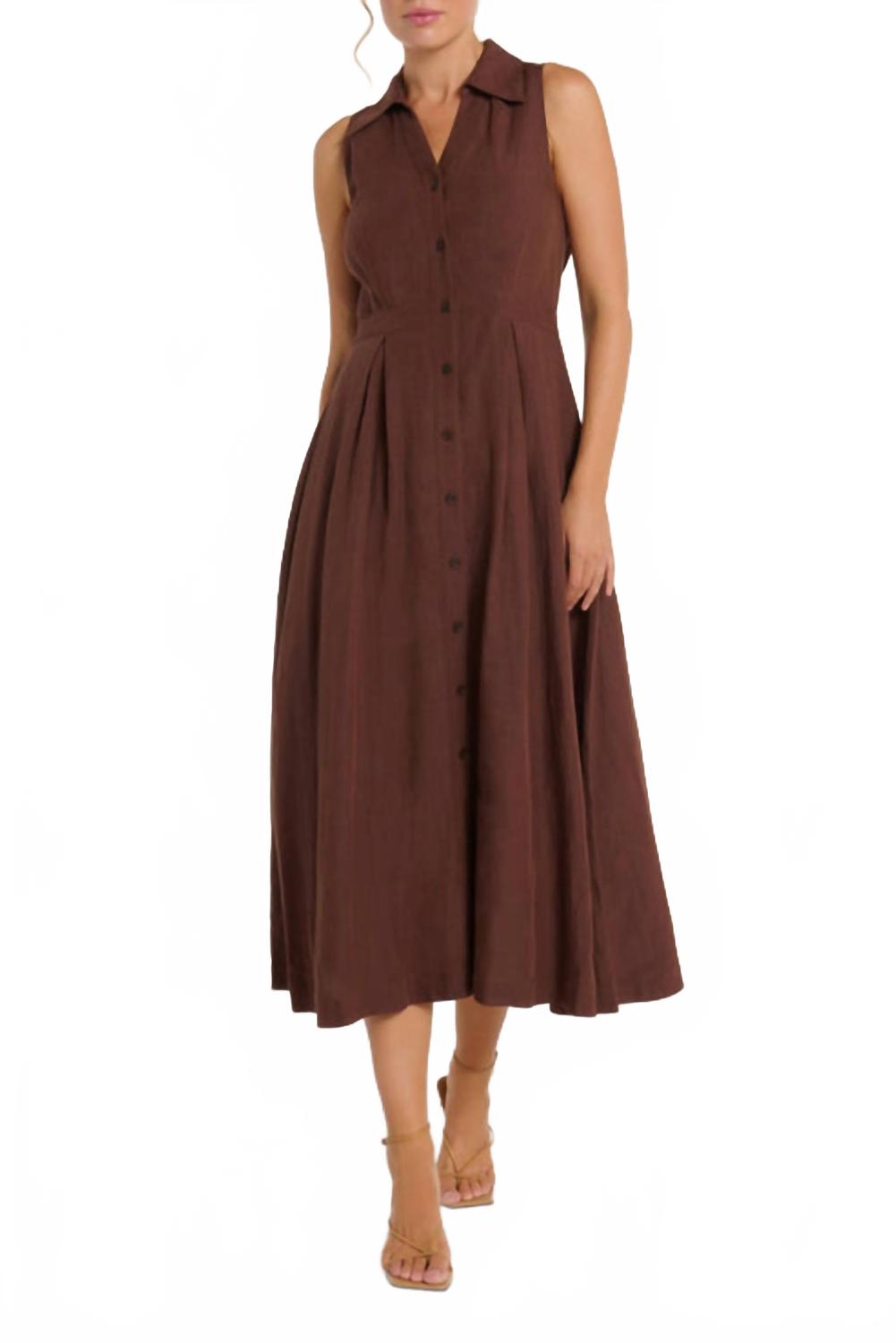 

Платье миди Stacia в цвете "бритая шоколад" Hermoza