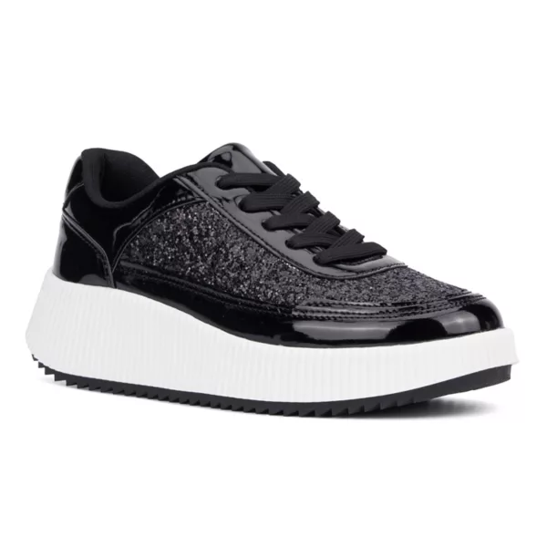 Женские кроссовки Tana на низком ходу New York & Company, цвет black glitter