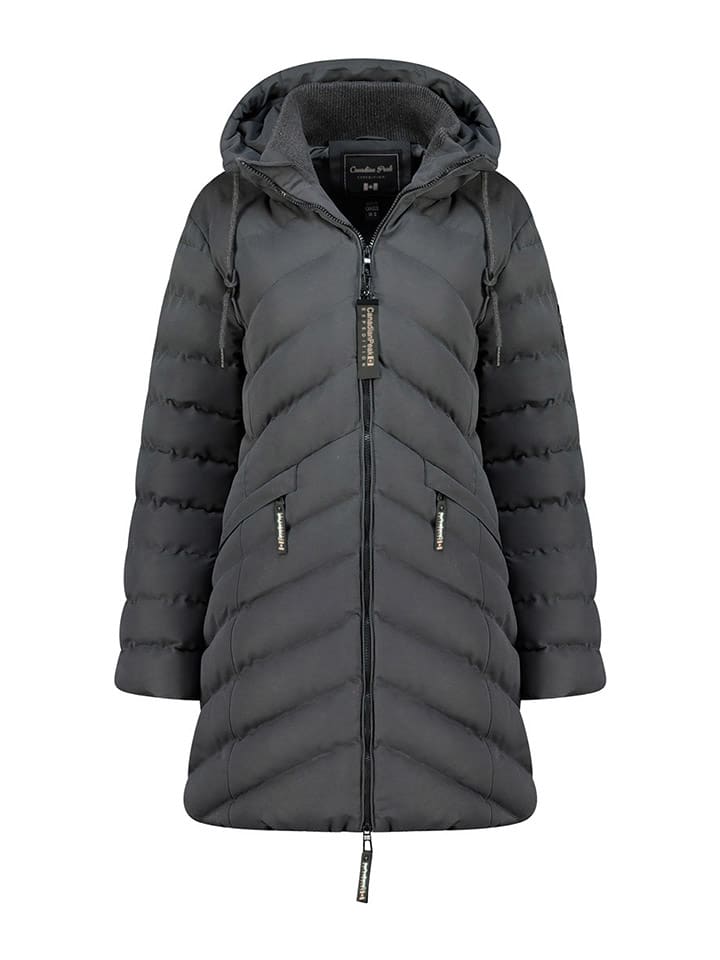 

Зимнее пальто Клариссик серого цвета Canadian Peak