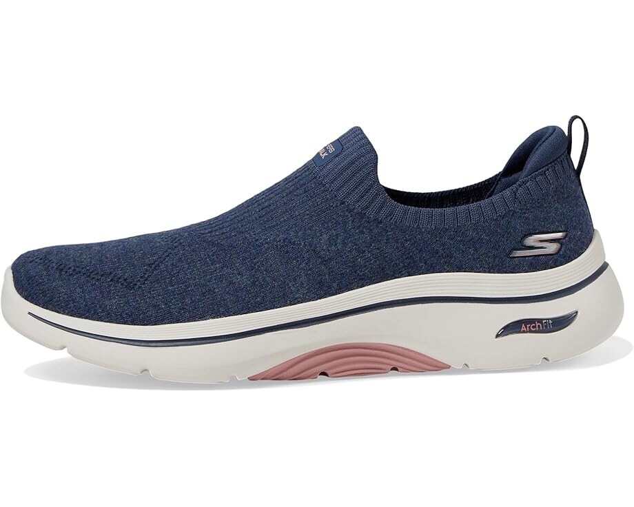 Кроссовки SKECHERS Performance Go Walk Arch Fit 2.0 Eliza, цвет Navy/Pink — фото 4