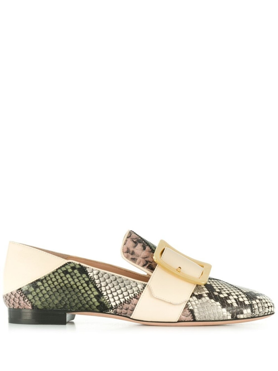 

Bally лоферы в технике пэчворк, серый
