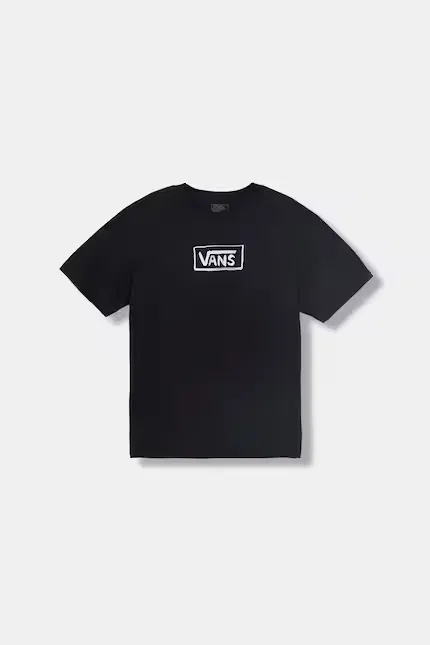 Футболка хлопковая Vans, черный