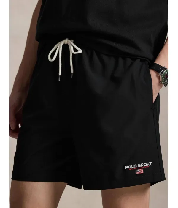 Плавки Traveller regular fit Polo Ralph Lauren, черный — фото 4