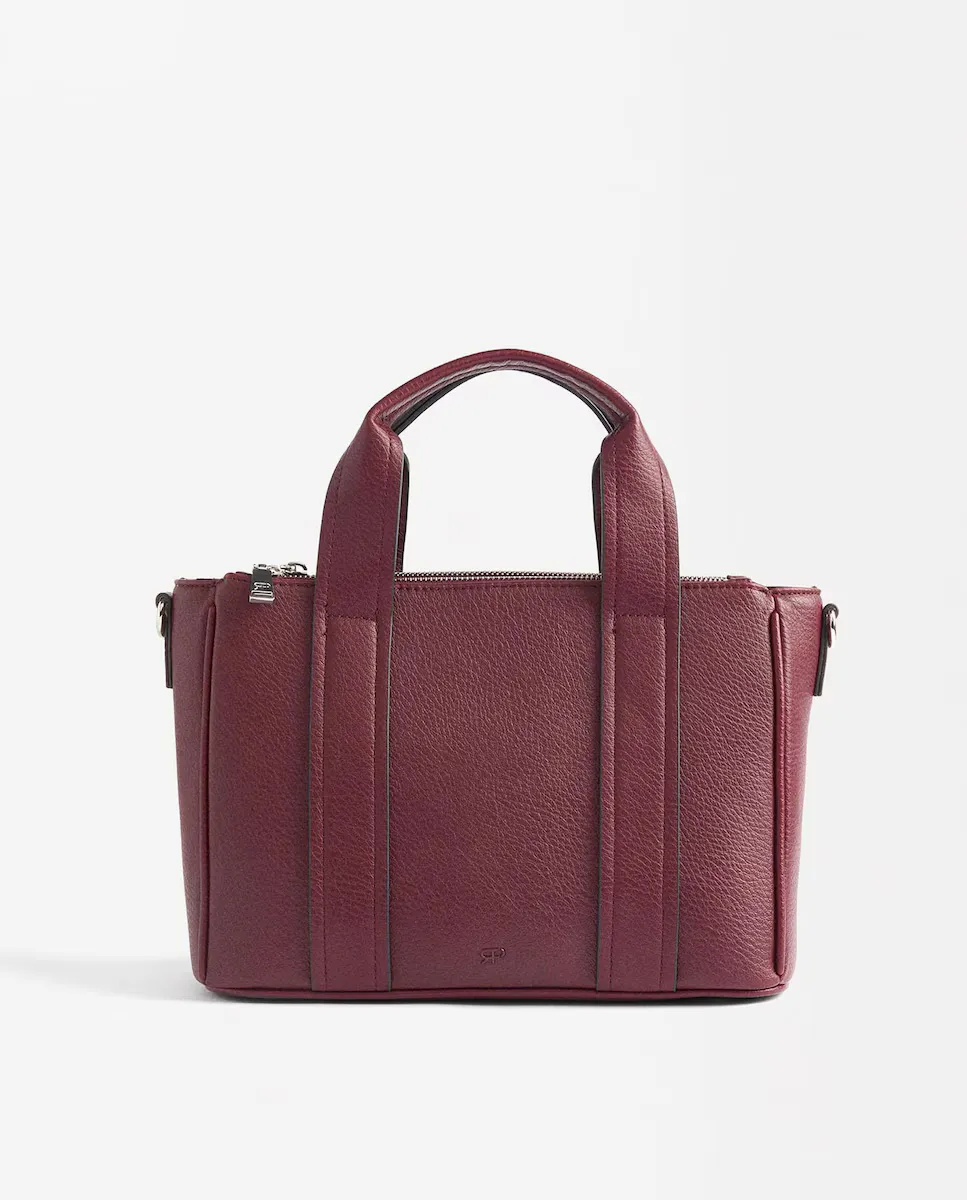 

Однотонная сумка-тоут, трансформируемая в сумку через плечо, с застежкой-молнией Parfois, бордовый