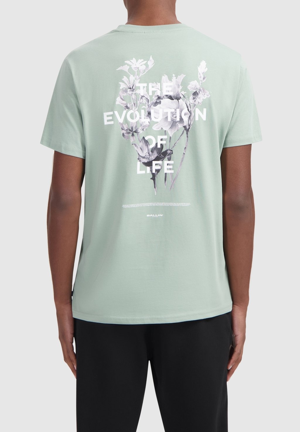 

Футболка с принтом REGULAR FIT CREWNECK Ballin, зеленый