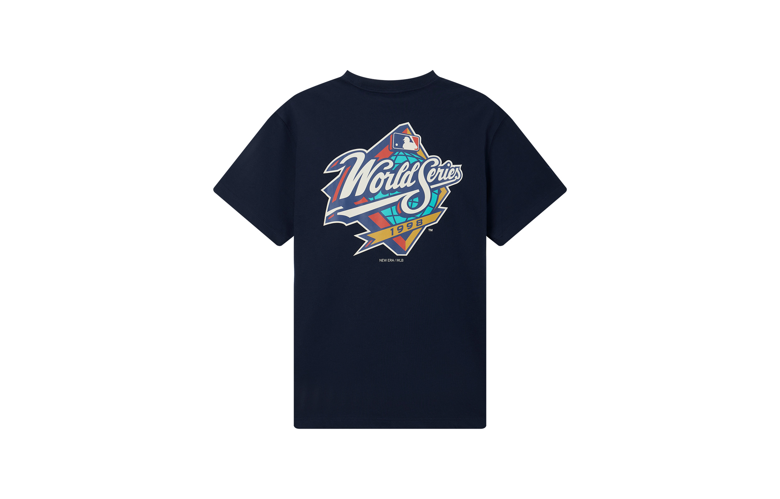 

New Era Футболки унисекс, темно-синие, с круглым вырезом, умеренно прямой крой, Синий, New Era Футболки унисекс, темно-синие, с круглым вырезом, умеренно прямой крой