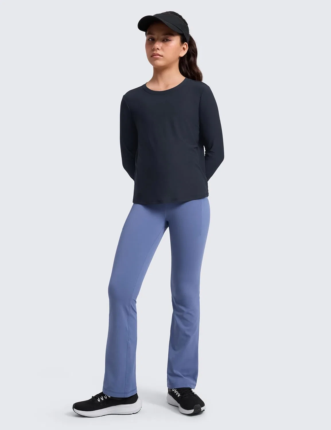 Футболка с длинным рукавом CRZ YOGA Cloudweight, True Navy — фото 4