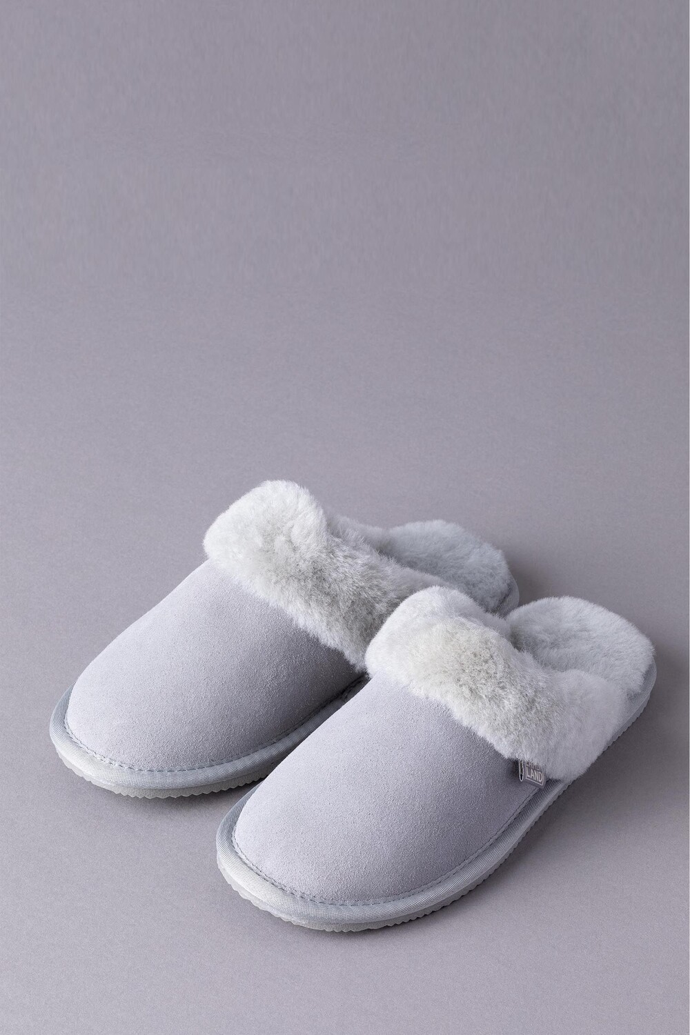 

Женские слипоны Lakeland из овчины Lakeland Leather, серый
