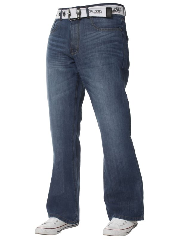 

Мужские джинсы Kruze из денима Bootcut Enzo, синий