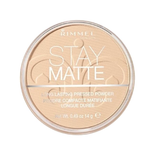 

Компактная пудра Stay matte Rimmel, цвет 3 peach glow, 14 гр