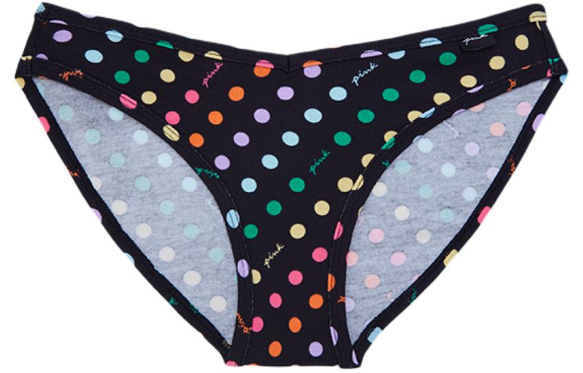 

VICTORIA'S SECRET Трусы женские 1 упаковка черный горох